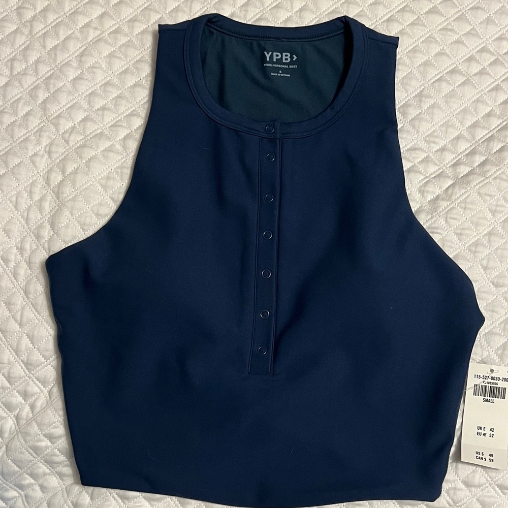 Abercrombie & Fitch Dark Blue Tank Top